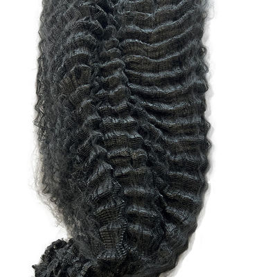 Revestimiento de poliéster negro virgen sin cortar para la producción textil 6D