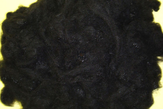 Buy Jiangyin Huahong Dyed Recycled Psf Polyester Staple Fiber Black For Spinning Industry Standard 1.2Dx38mm DDB online manufacture