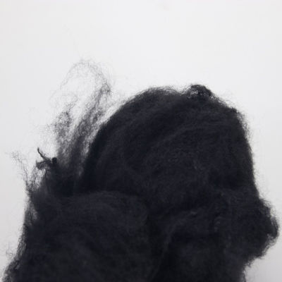 kupować GRS Dope Dyed Black Recykling Polyester Staple Fiber Psf dla zrównoważonego i przyjaznego środowisku 1.4Dx51mm online manufacture